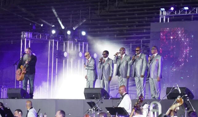 ‘We gotta bring the church to them’: Blind Boys of Alabama share talents on world stage
